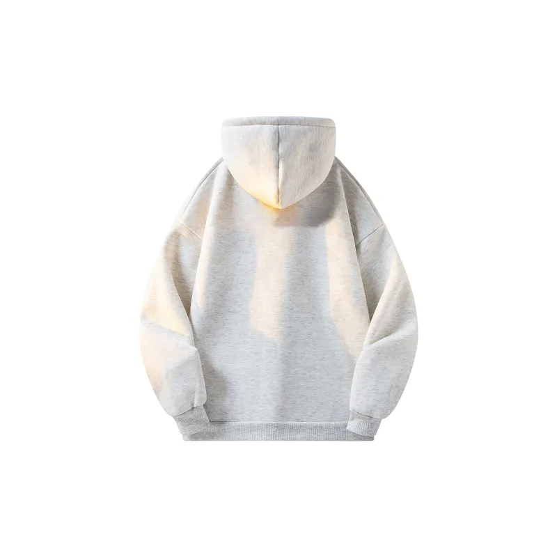 BOBBY ABLEY Sweatshirt Unisex White Heather Gray-13
