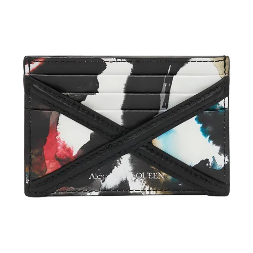 Alexander McQueen Calfskin Card Holder Men's Multicolor