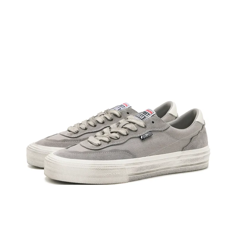 Vision Street Wear Flat Top Low Top Skateboard Shoes Unisex Meteorite Gray-2