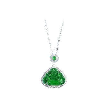 CUIYOUSHIJIA Ice Glutinous Jadeite Pendants Unisex