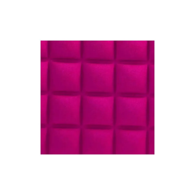 BPRIME 3D Cube Molded Fabric Wallet Women's Rose Red-2