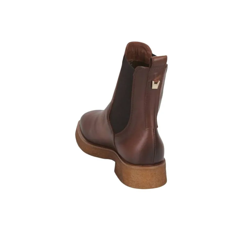 JB MARTIN Short Chelsea Boots Women's Red Brown-5
