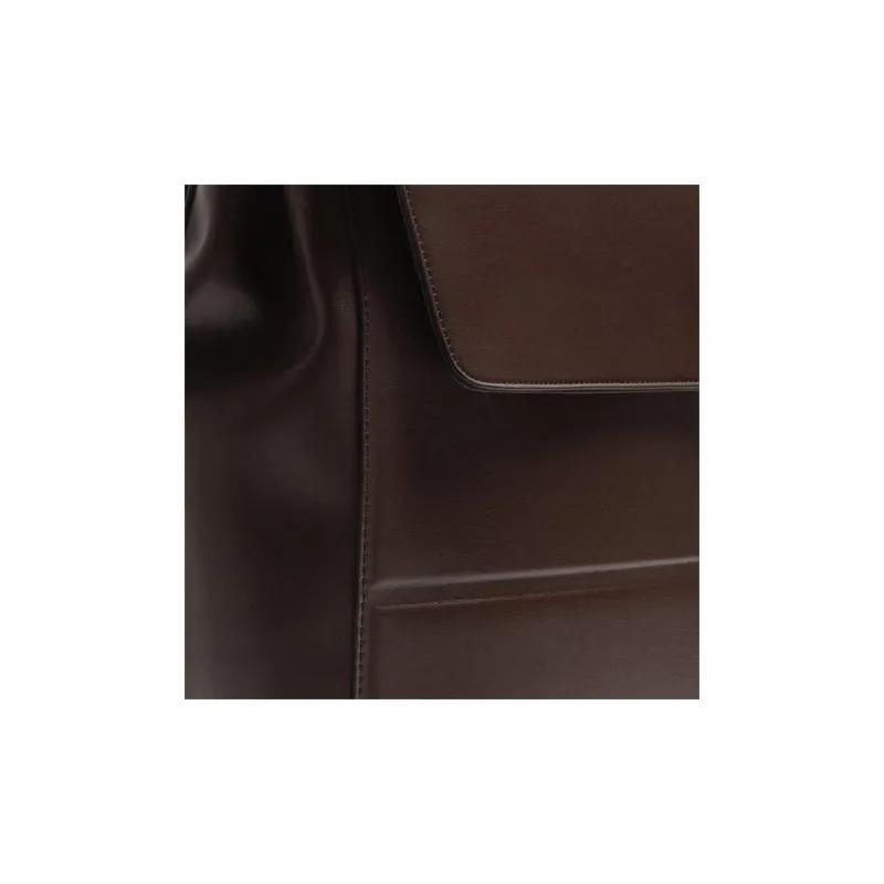 ZARA Polyurethane And Polyester Blend Backpack Men's Brown-3