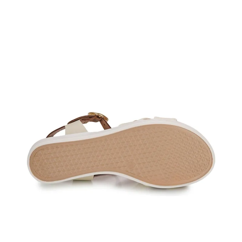 JB MARTIN AMBRE One Strap Sandals 7cm Women's Beige-6