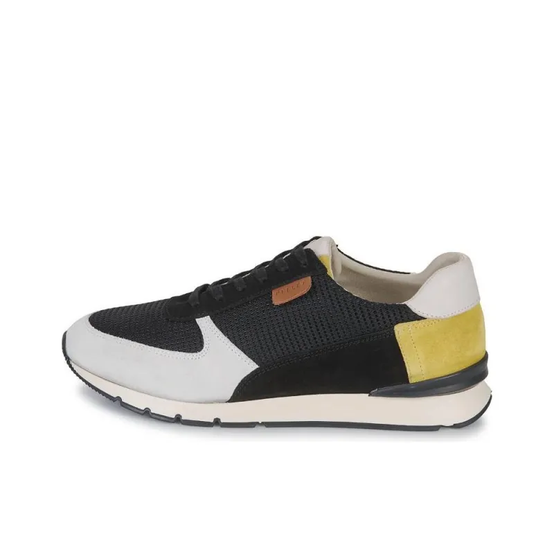 PELLET Malo Low-Top Casual Shoes Men's Black White-0