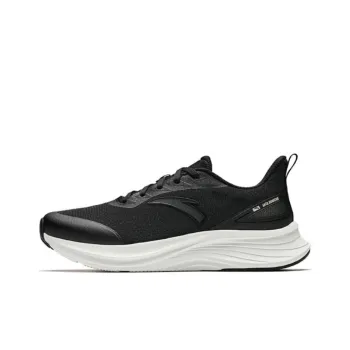 Anta Breathable Rebound Lightweight Low Top Casual Running Shoes Women's Black White