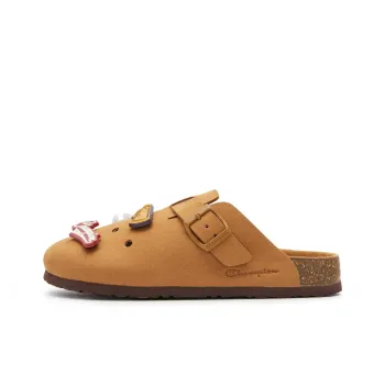 Champion EVA Rubber Sole Wrap toe Slippers Unisex Cocoa Mocha Brown