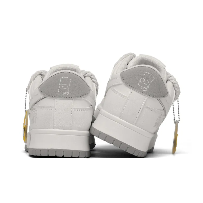 The Simpsons Abrasion Resistant, Lightweight, And Breathable Low Top Skateboard Shoes Unisex-11