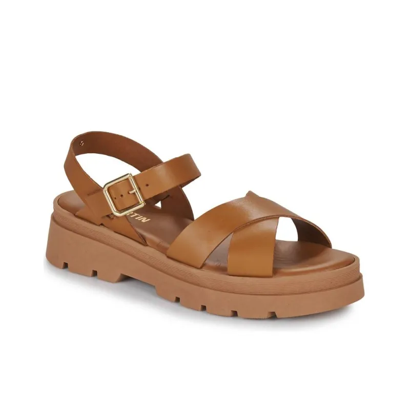 JB MARTIN DECIDEE One Strap Sandals 4cm Women's Brown-2