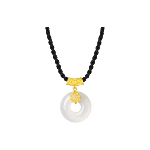 CHINA GOLD Chalcedony Necklaces Women's