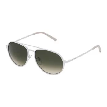 Sting Aviator Sunglasses Men's White