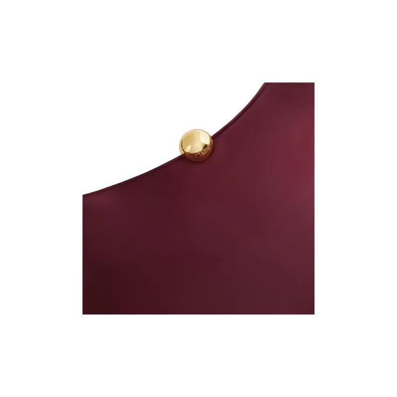 Furla Calfskin Shoulder Bag Women's Burgundy-2