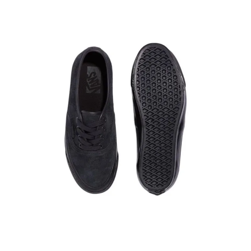 Vans Authentic Anti Slip Wear Resistant Low Top Skateboard Shoes Unisex Black-3