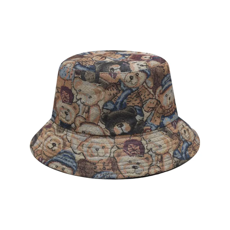 WODONBLE Polyester Bucket Hats Unisex-4