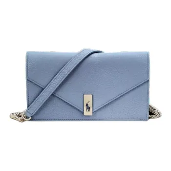 Polo Ralph Lauren Polo ID Cow Leather Wallet Women's Denim Blue