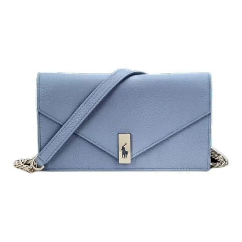 Polo Ralph Lauren Polo ID Cow Leather Wallet Women's Denim Blue