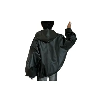 JIMI&JONS Leather Jacket Unisex Black