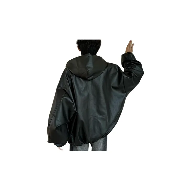 JIMI&JONS Leather Jacket Unisex Black-0