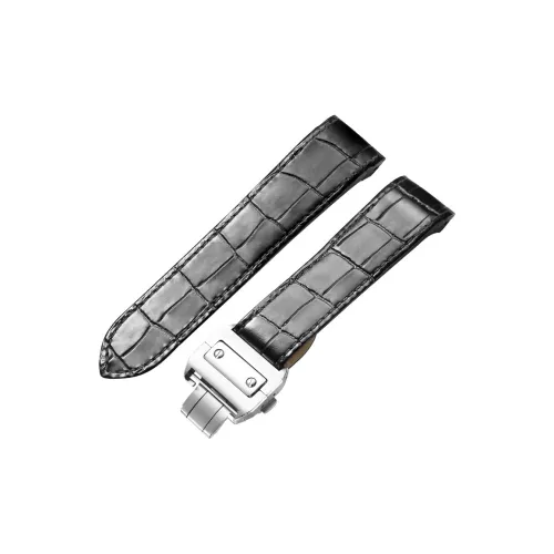 MILANQIAN M&Q Watch Band Cartier Santos Compatibility 210 230mm Cowhide Leather Material Unisex