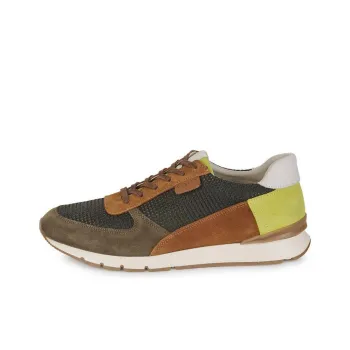 PELLET Malo Low Top Casual Shoes Men's Green Brown