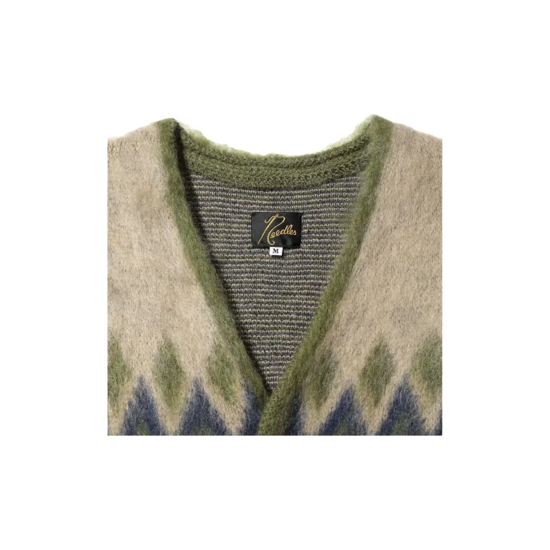 Needles Diamond Mohair Cardigan-2