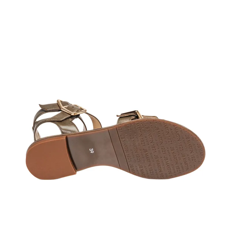 JB MARTIN Gapi Strap Sandals Women's Olive Green-6