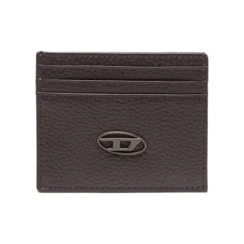 DIESEL Cow Leather Card Holder Regular Men's Brown