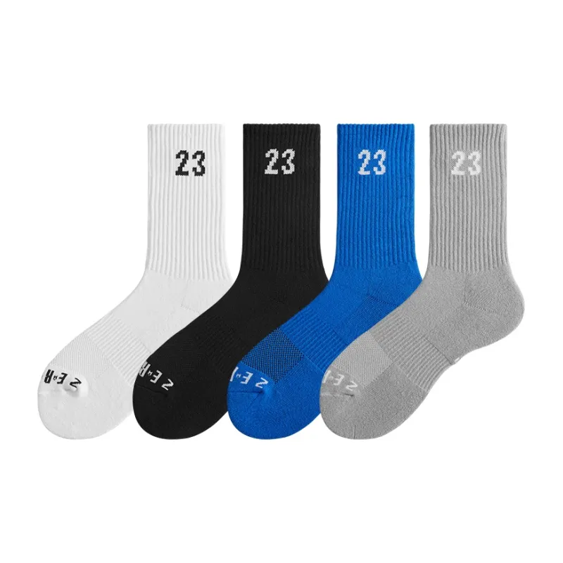 ZEROIN Mid-Calf Socks Unisex 4 Pack-78