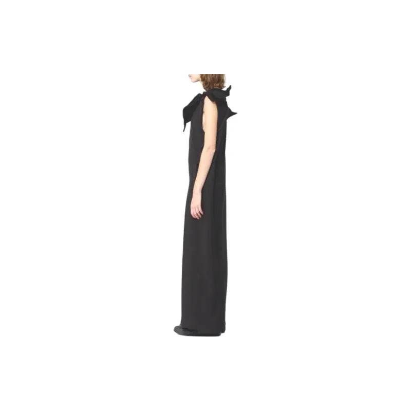 Yohji Yamamoto Sleeveless Dress Women's Black-2