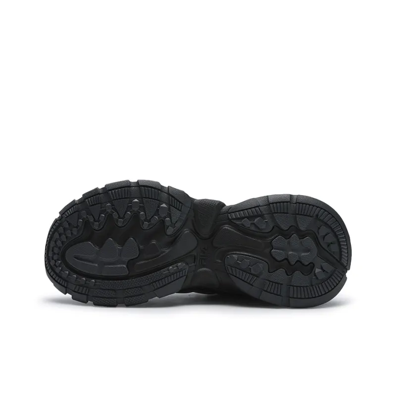 FILA TRUFFLE Coverage Support Abrasion Resistant Breathable Slip Resistant Low Top Running Shoes Men's Black Gray-3