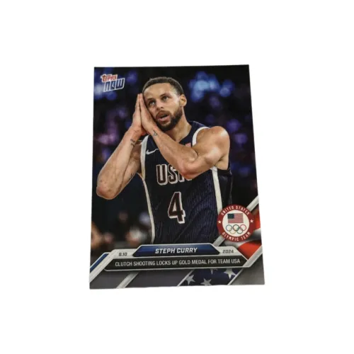 Topps Now 2024 Paris Olympics USA Team Good Night Paris Curry Player Cards Sports Cards Single Bag