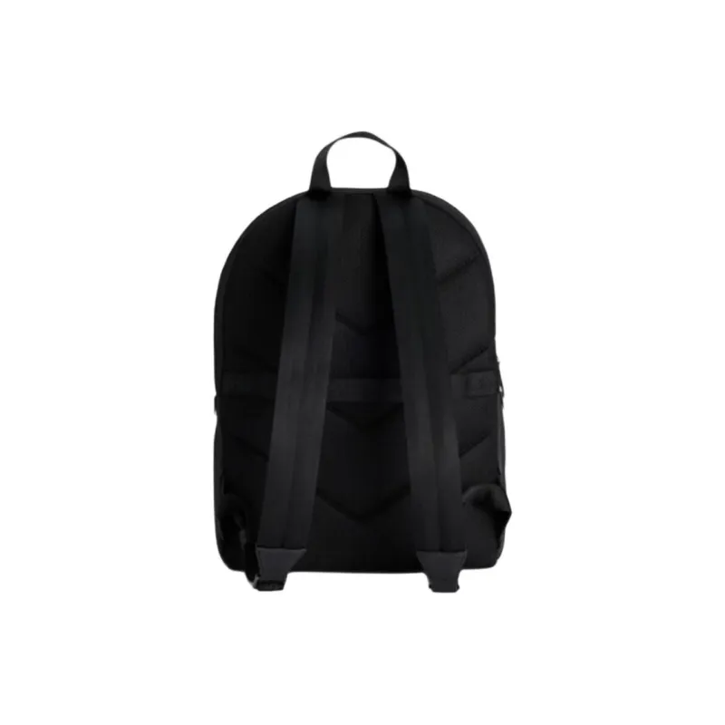 HUGO BOSS Regenerated Leather Backpack Medium Size Men's Black-2