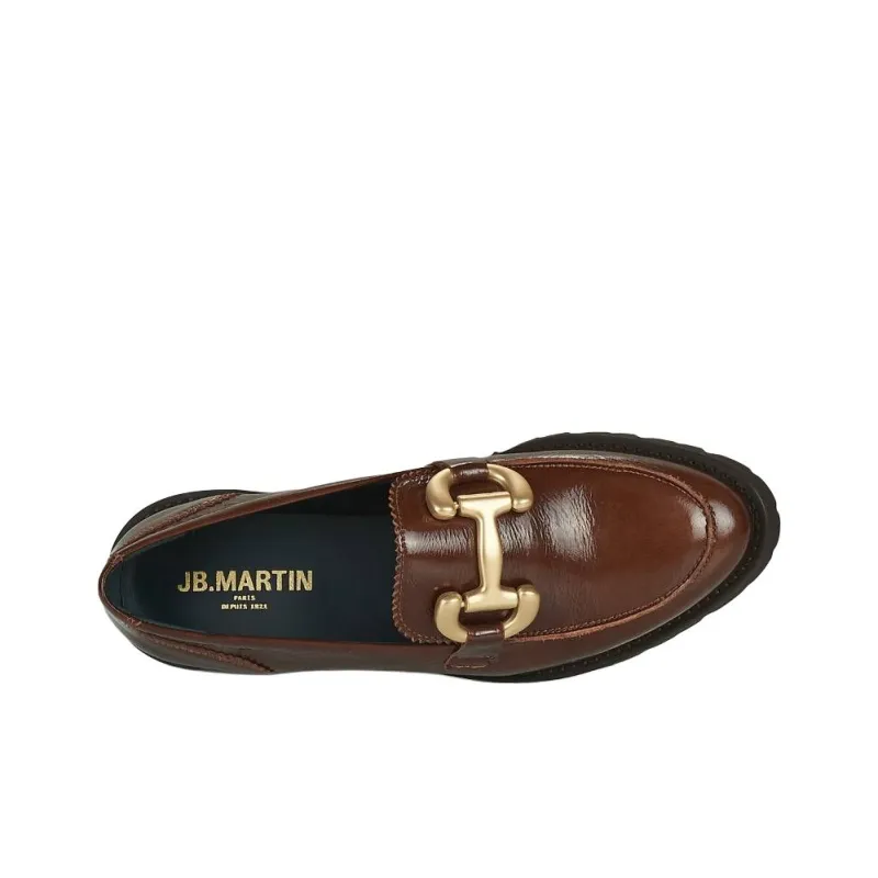 JB MARTIN FRIVOLE Loafers 4cm Women's Brown-5