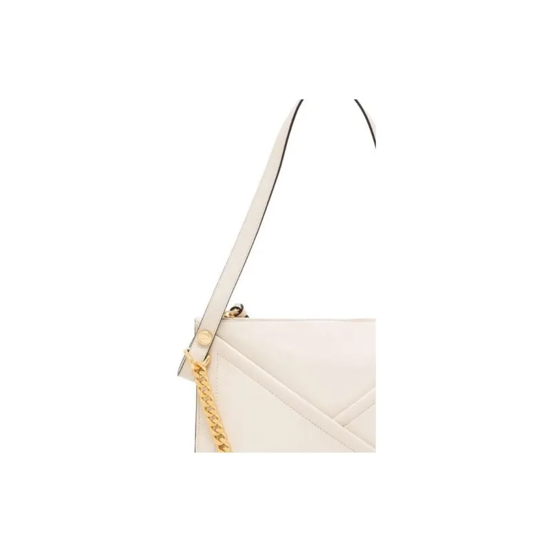 Mulberry Calfskin One Shoulder Handbag Medium Size Women's White-4