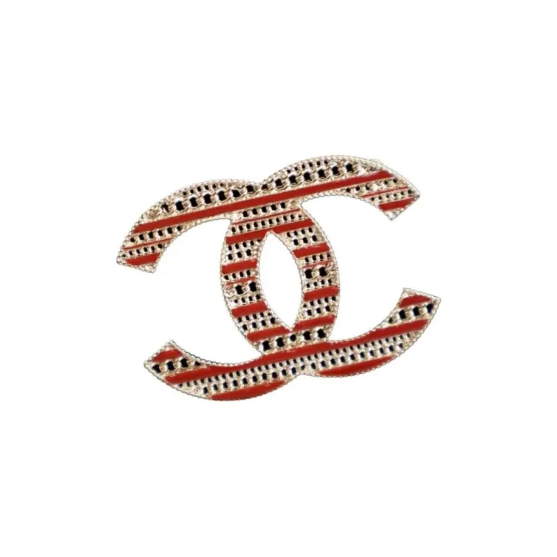 CHANEL 2020 Plated Enamel Cc Brooch Costume Brooch-0