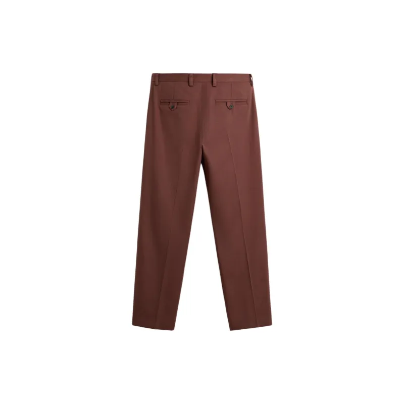 ZARA SS25 Casual Pants Men's Brick Red-1