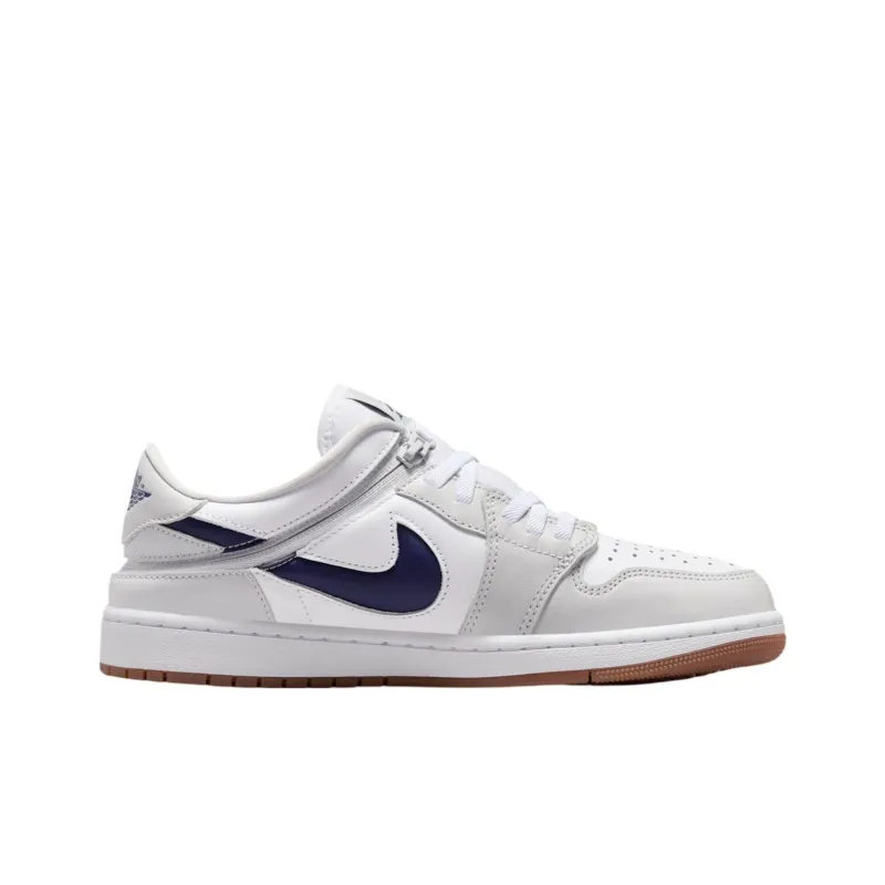 Jordan 1 Low EasyOn White Neutral Grey Gum Midnight Navy-1