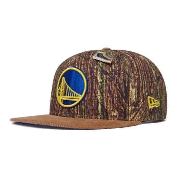 New Era Golden State Warriors New Era Victory Grove Forest Sneaker Pin 9Fifty Snapback Hat