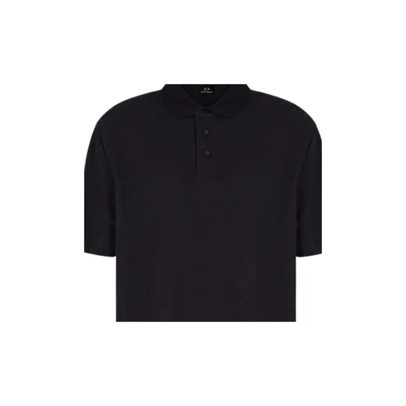 ARMANI EXCHANGEAE SS25 Polo Shirt Men's Dark Marine Blue-1