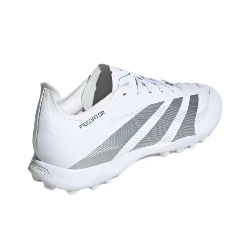 Adidas Predator League Turf Cloud White Silver Metallic Bright Royal-4