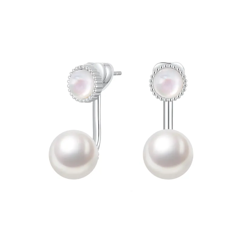 ZEGL 925 Sterling Silver Earrings Women's-0
