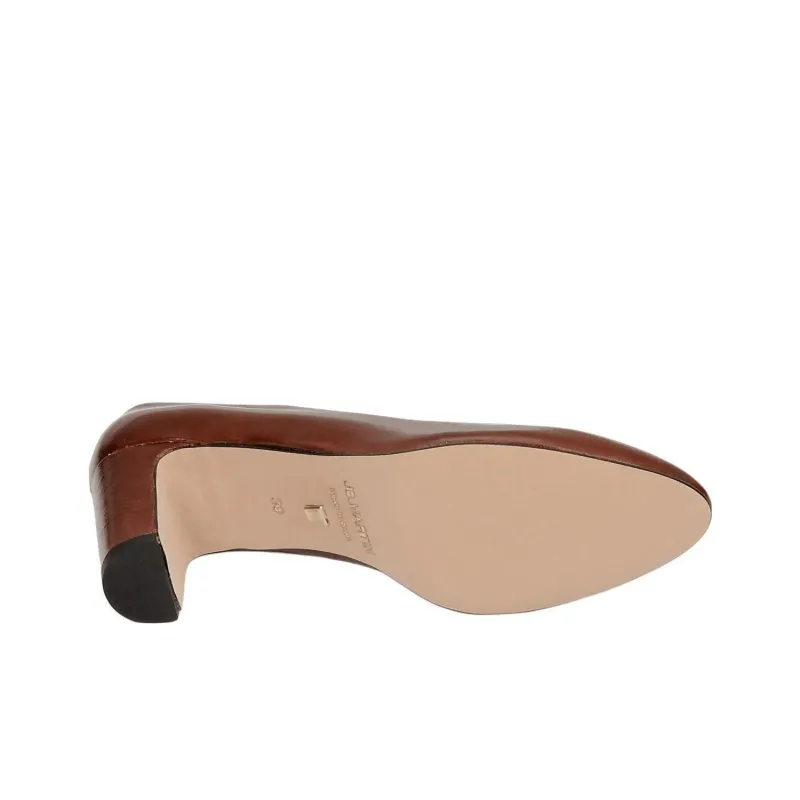 JB MARTIN Veritea Chunky Heel High Heels Women's Brown-6