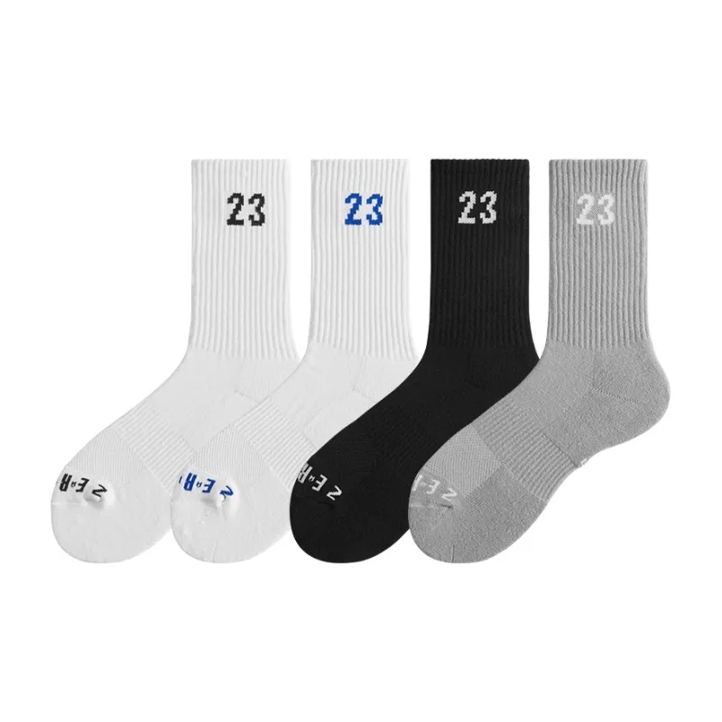 ZEROIN Mid-Calf Socks Unisex 4 Pack-65