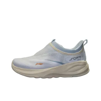 LiNing SOFT GO 2 Lightweight Breathable Cushioning Low Top Casual Shoes Women's Blue White