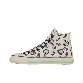 DC x Converse All Star Abrasion Resistant High Top Canvas Shoes Unisex Beige