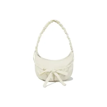 COVERNAT Nylon Shoulder Bag Medium Size Women's White
