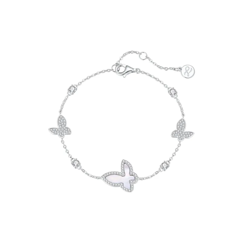 ZEGL 925 Sterling Silver Bracelets Women's-0