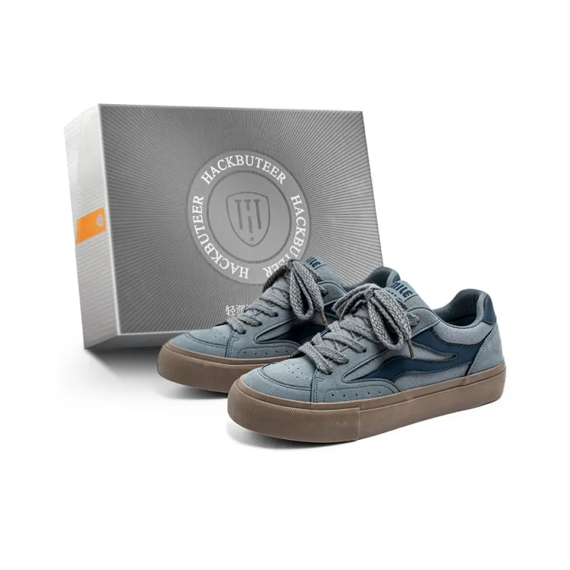 HACKBUTEER Low-Top Canvas Shoes Men's Box Included-10
