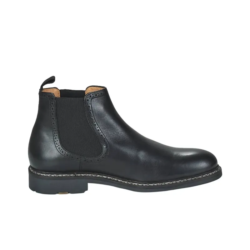 PELLET Short Chelsea Boots 3cm Men's Black-1
