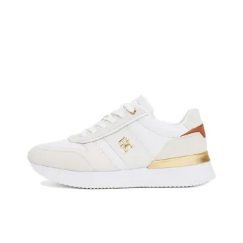 Tommy Hilfiger Trainers Low Top Casual Shoes Women's Beige